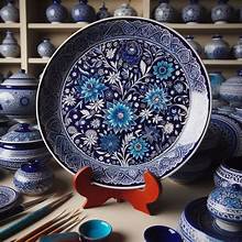 Handcrafted Floral Bloom Oven Dish