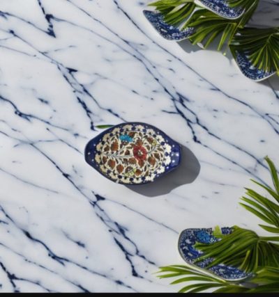 Handcrafted Floral Bloom Oven Dish