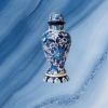 Ceramic Floral Table Lamp Base